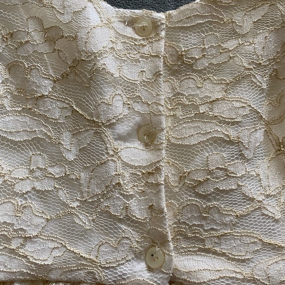 CHEROKEE-CREAM COLOR DRESS-GIRLS SIZE 4 - Picture 6 of 9